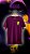 Camiseta Preteyta Roxo Logo Amarelo - Imagem 1