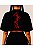 Cropped Exú Orixás Oversized Preto - Imagem 2