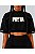 Cropped Overesized Preto PREteyTA - Imagem 1
