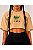 Cropped Overesized Canela Axé Folhas - Imagem 1