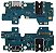 PLACA SUB CONECTOR DE CARGA SAMSUNG M22 (M225F) / M32 4G (M325) 1 LINHA - Imagem 1