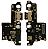 PLACA SUB CONECTOR DE CARGA MOTOROLA MOTO E13 (XT2345) ORIGINAL NACIONAL - Imagem 1