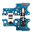 PLACA SUB CONECTOR DE CARGA SAMSUNG A14 4G (A145) ORIGINAL NACIONAL - Imagem 1