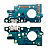 Placa Sub Conector de Carga Samsung M52 5G (M526) Original - Imagem 1