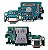Placa Sub Conector de Carga Samsung S21FE / S21 FE (G990) 1 Linha - Imagem 1