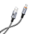 Cabo Premium Nylon Usb Para Tipo C 60W 1M CB-677C Hrebos - Imagem 3