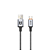 Cabo Premium Nylon Usb Para Tipo C 60W 2M CB-678C Hrebos - Imagem 4