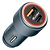 Fonte Carregador Veicular Usb + Tipo C 60w 9.1A Turbo CJ-13-4 Agold - Imagem 2