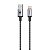 Cabo Premium Nylon USB Tipo C 60W 3M CB-679C Hrebos - Imagem 3