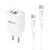 Carregador 1 Usb + 1 Tipo C 20W + Cabo USB TC CRG-232USB Hrebos - Imagem 2