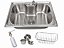 Cuba Gourmet Cozinha Aço Inox 304 Escovada 60x42cm com Acessórios – Stillus Home - Imagem 1