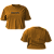Cropped Oversized Preto Holográfico - Imagem 1