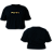 Cropped Oversized Dourado Holográfico - Imagem 1