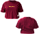 Cropped Oversized Aplique Dourado Espelhado - Imagem 1