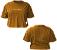 Cropped Oversized Aplique Cobre Espelhado - Imagem 1
