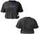 Cropped Oversized Aplique Roxo Espelhado - Imagem 1