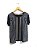Camiseta feminina Cinza e Preto - Imagem 1