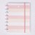 Planner Color Basic - A5 ( 8 Furos ) - Rosa listrado - Imagem 1