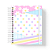 Caderno de anotações Premium - 200 pág - A5 - Floral Branco - Imagem 1