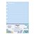 Refil caderno de discos Colegial Linhas brancas-Linha colors - Imagem 2