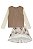 Trio Lovely de Blusa em Cotton Colete em Pelo Carneirinho e Saia em Termoskin - Kukiê - Imagem 7