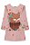 Vestido Sweet Animals em Malha Fresh - Rosa - Kukiê - Imagem 2