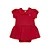 Body Vestido Manga Curta em Cotton Vermelho Up Baby - Imagem 2