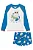 Conjunto de Camiseta e Sunga em Malha UV Dry com Proteção UV 50+ Hippo LucBoo - Imagem 2