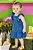 Vestido em Jeans Liz com Elastano Infanti - Imagem 2