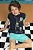 Conjunto de Camiseta Marinho em Meia Malha e Bermuda Verde em Sarja Pita  LucBoo - Imagem 6