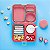 Lancheira Thermos Bento Box Coral - Imagem 1