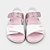 Sandália Infantil Bibi Baby Soft II Rosa e Branco de Marshmallow - Imagem 3