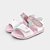 Sandália Infantil Bibi Baby Soft II Rosa e Branco de Marshmallow - Imagem 2
