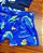 Conjunto Camiseta e Sunga Praia Malha Poliéster Azul Quimby - Imagem 3