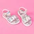 Sandália Infantil Feminina Pampili Prata Minnie Mouse DISNEY - Imagem 1