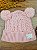 Gorro Tricô Pompom Rosa Kukiê - Imagem 1