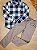 Conjunto de Camisa em Flanela Xadrez e Calça em Sarja Stretch com Elastano LucBoo - Imagem 1