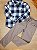 Conjunto de Camisa em Flanela Xadrez e Calça em Sarja Stretch com Elastano LucBoo - Imagem 2