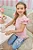 Blusa em Cotton com Pérolas Rosa Infanti - Imagem 5