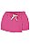 Short Saia em Moletom sem Felpa Rosa Neon Up Baby - Imagem 4