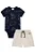 Conjunto de Body em Ribana 1x1 e Bermuda em Molevisco LucBoo - Imagem 1