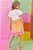 Conjunto de Blusa em Cotton e Saia em Tela (com Shorts Embutido) Kukiê - Imagem 3