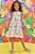 Vestido em Viscose Bordada Flores Infanti - Imagem 3