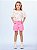 Short Sarja Rosa com Strass Pink Glam Animê - Imagem 3
