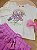 Conjunto Blusa Flores Meia Malha e Short Moletom Flamê Up Baby - Imagem 4