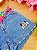 Short Jeans da Minnie com Lenço Estampado Disney Animê - Imagem 4