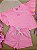 Conjunto Infantil Menina Blusa Boxy E Short Glitter Rosa Cinti - Imagem 1