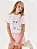 Conjunto Infantil Menina Blusa Boxy Gatinho E Short-Saia Natural E Rosa Cinti - Imagem 7