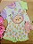 Pijama Infantil Menina Blusa e Short  Ursinha Off White e Lilás Cinti - Imagem 1