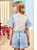 Blusa Off White com Manga Jeans Animê - Imagem 4